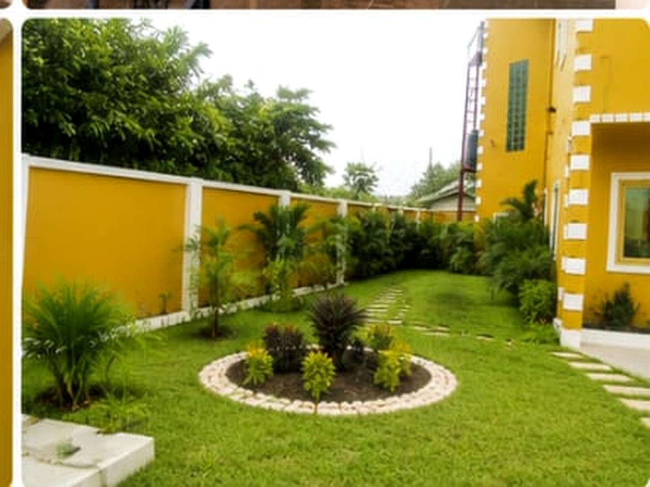 Planted garden and grounds